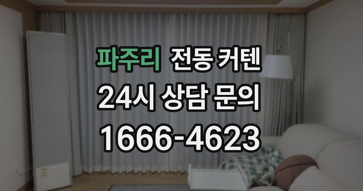 파주리 전동 커텐