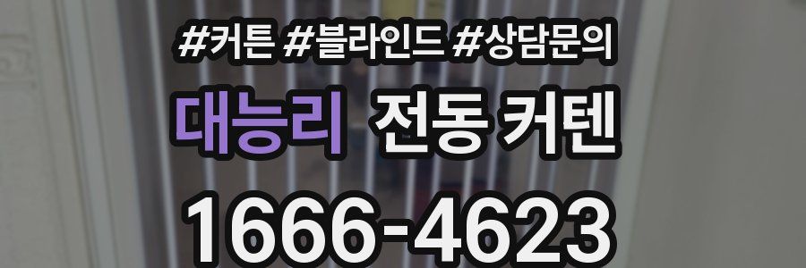 대능리 전동 커텐