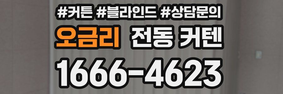 오금리 전동 커텐