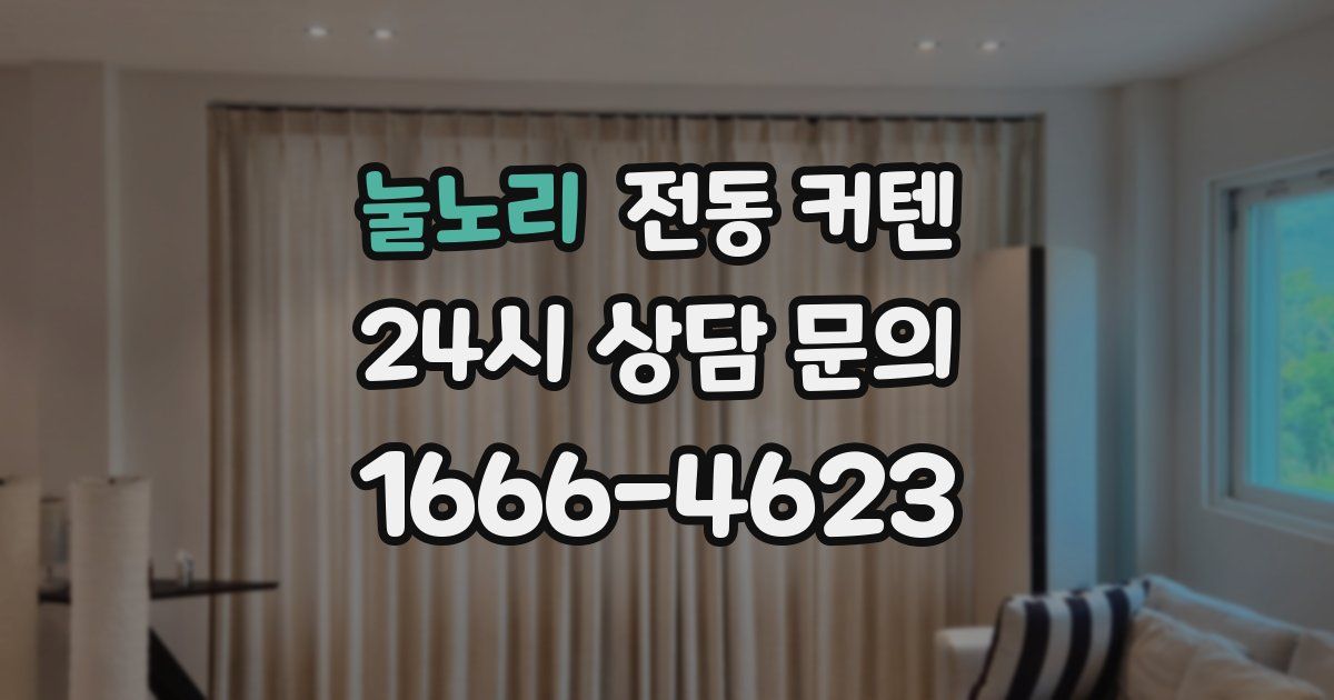 눌노리 전동 커텐