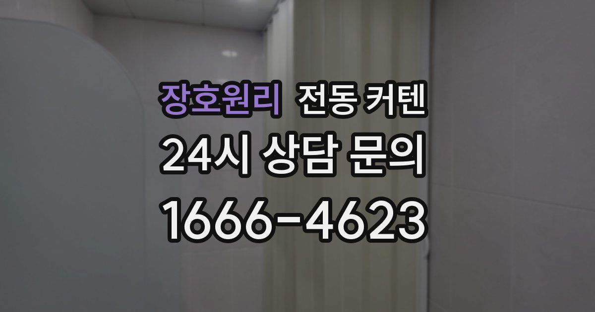 장호원리 전동 커텐