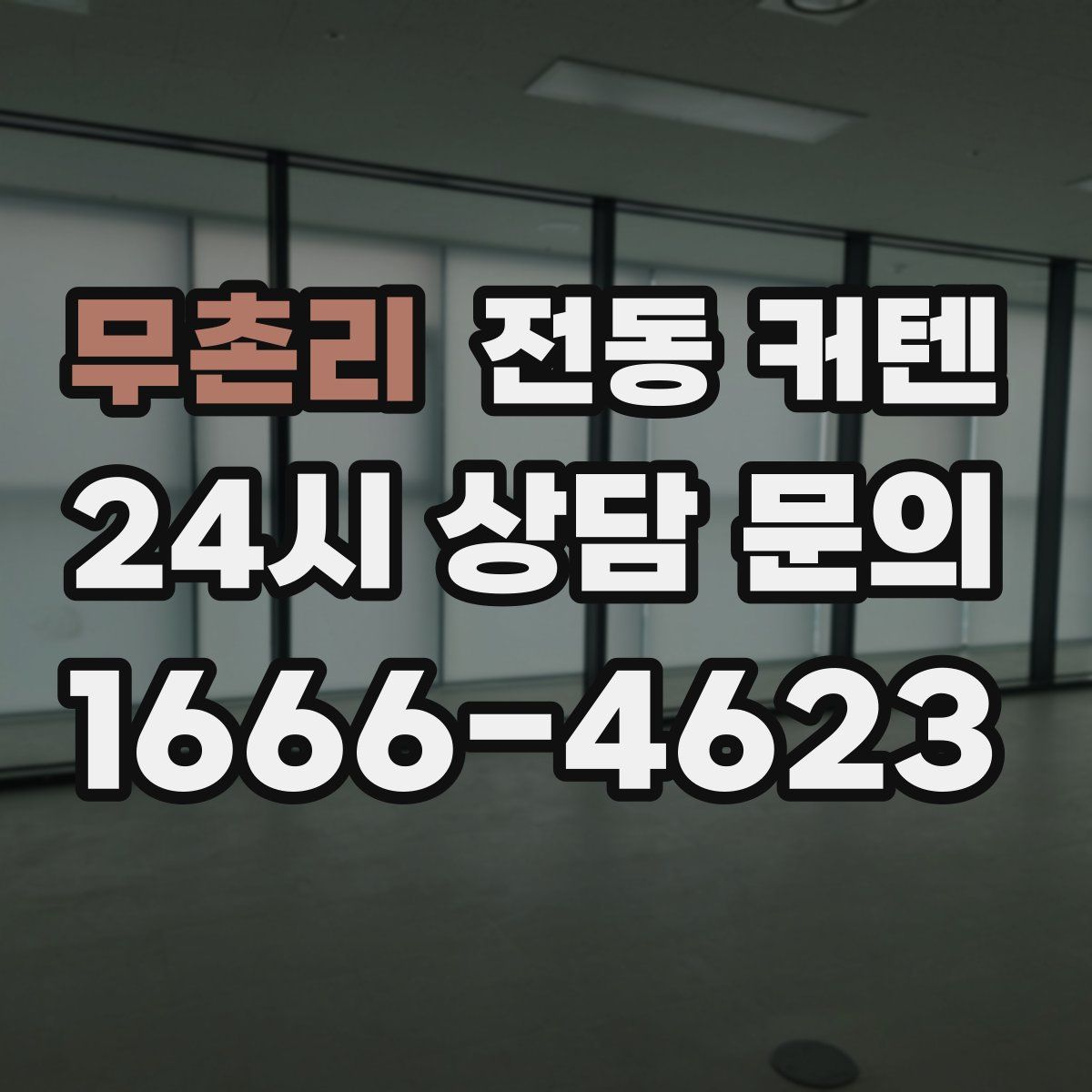 무촌리 전동 커텐