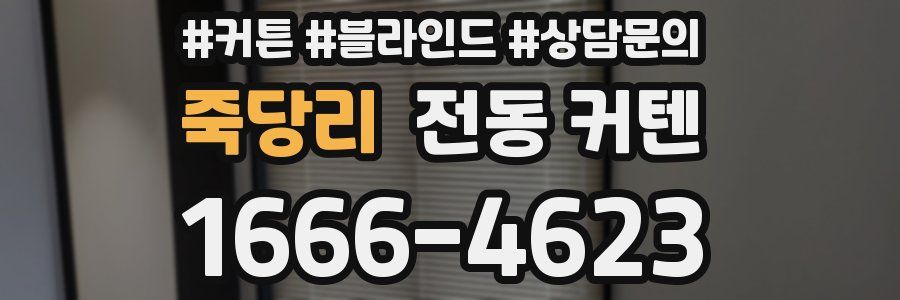 죽당리 전동 커텐