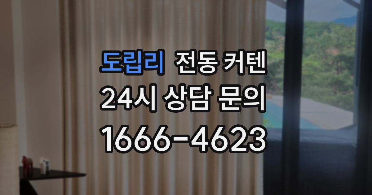 도립리 전동 커텐