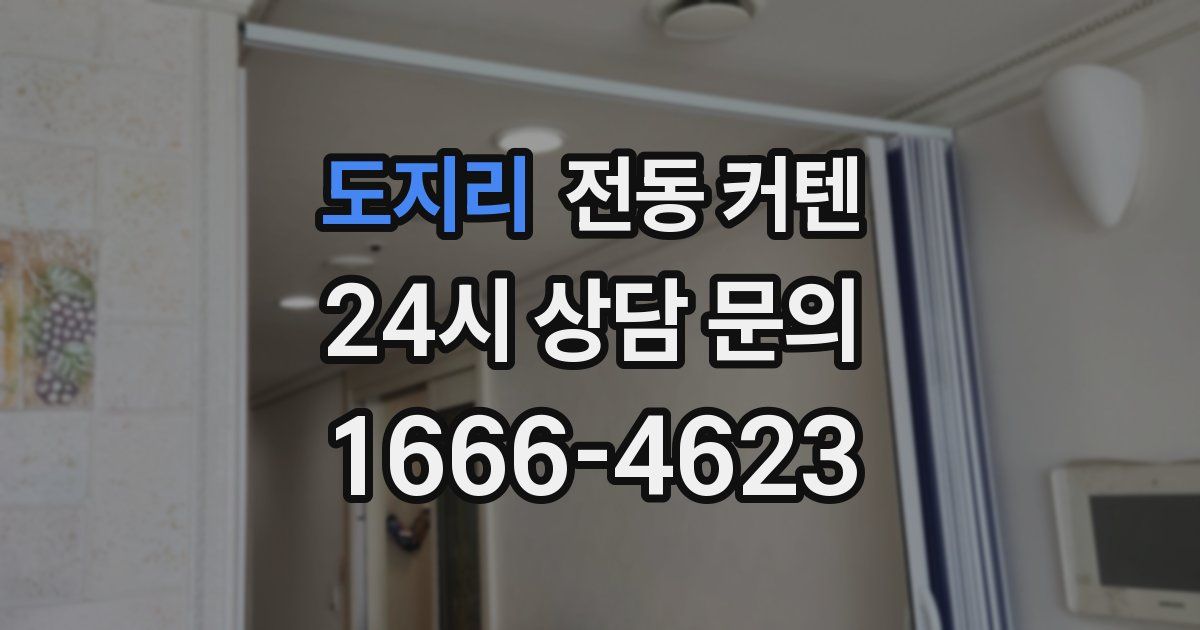 도지리 전동 커텐