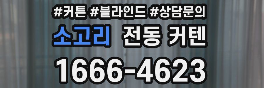 소고리 전동 커텐