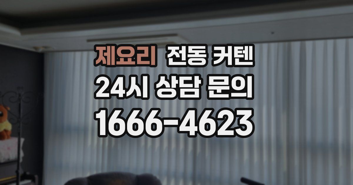 제요리 전동 커텐