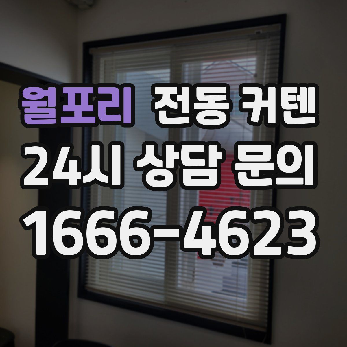 월포리 전동 커텐