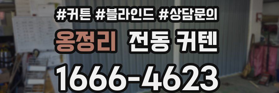 옹정리 전동 커텐