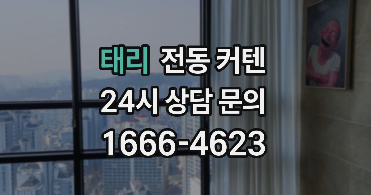 태리 전동 커텐