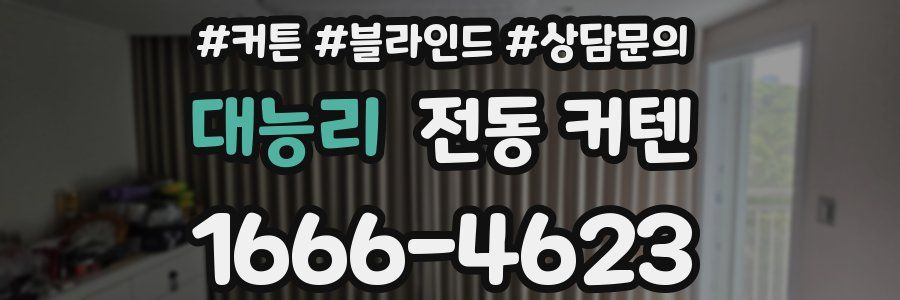 대능리 전동 커텐