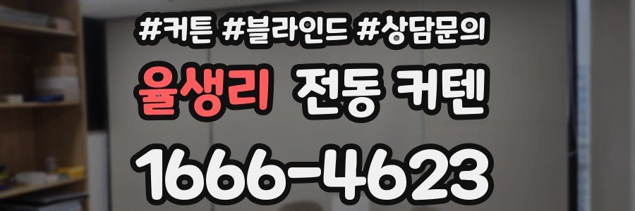 율생리 전동 커텐