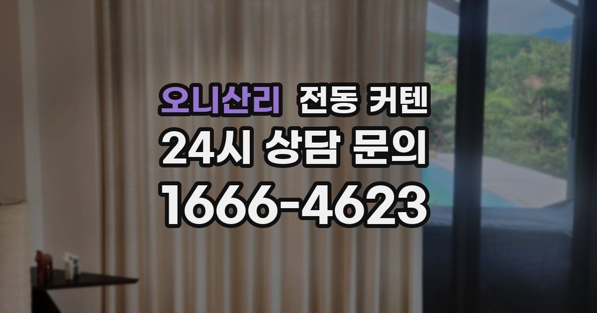 오니산리 전동 커텐