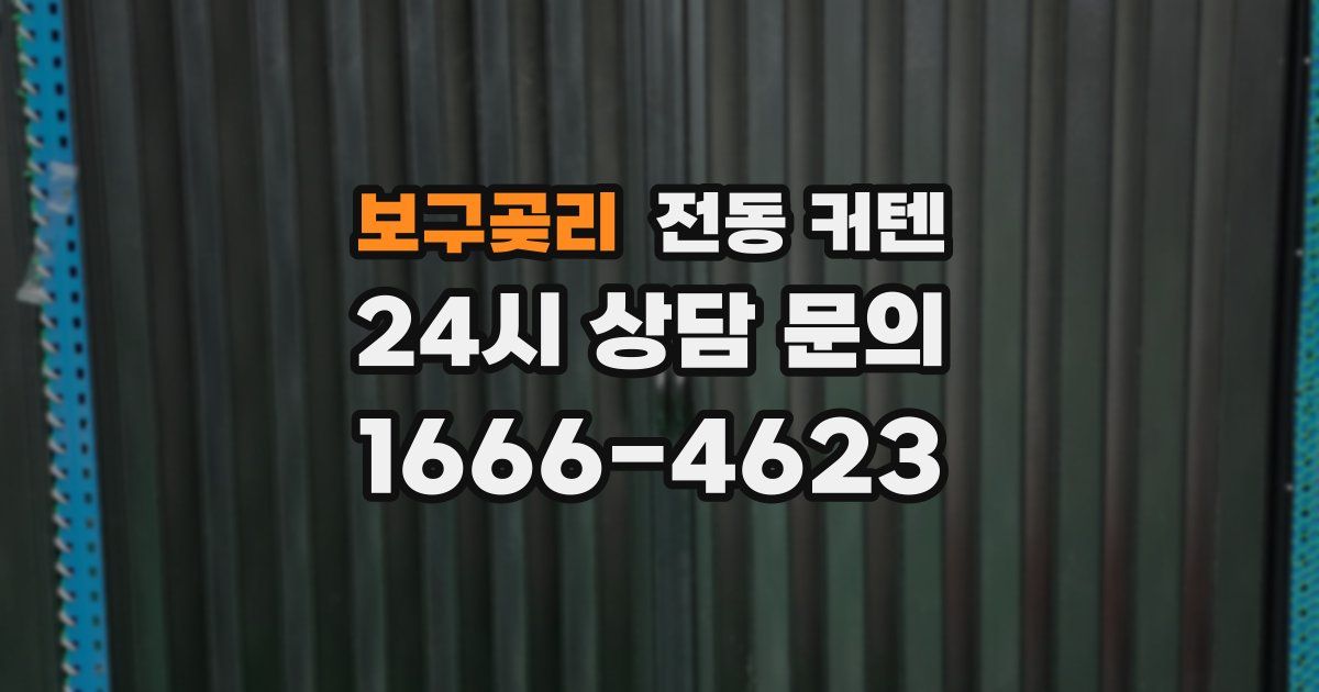 보구곶리 전동 커텐