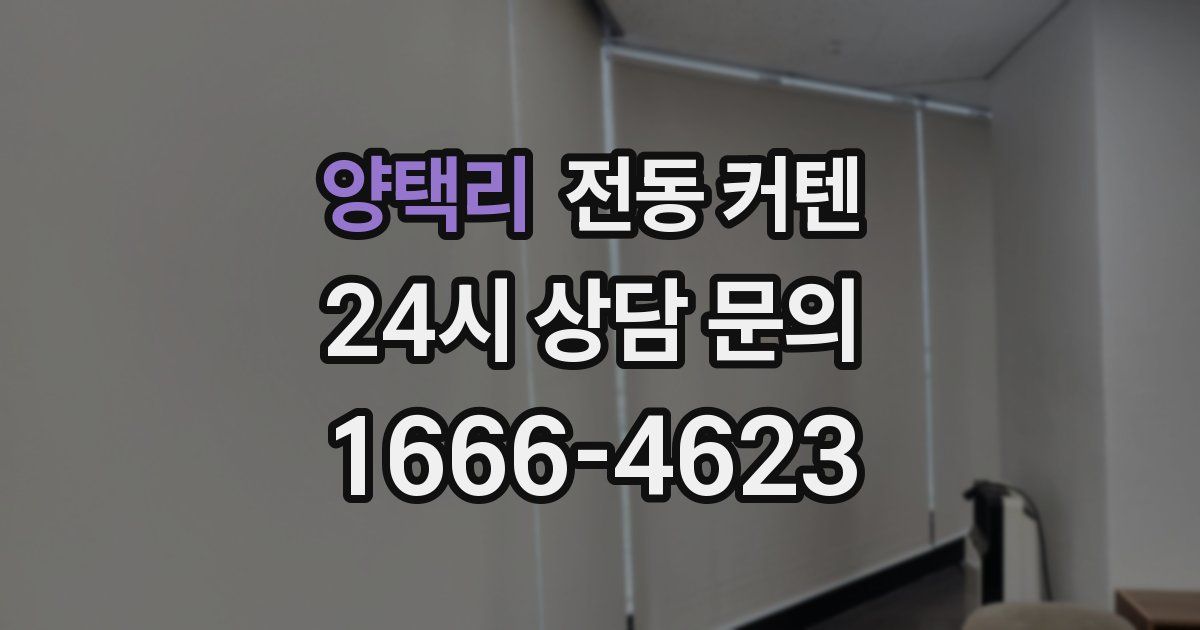 양택리 전동 커텐