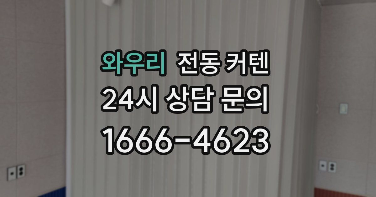 와우리 전동 커텐