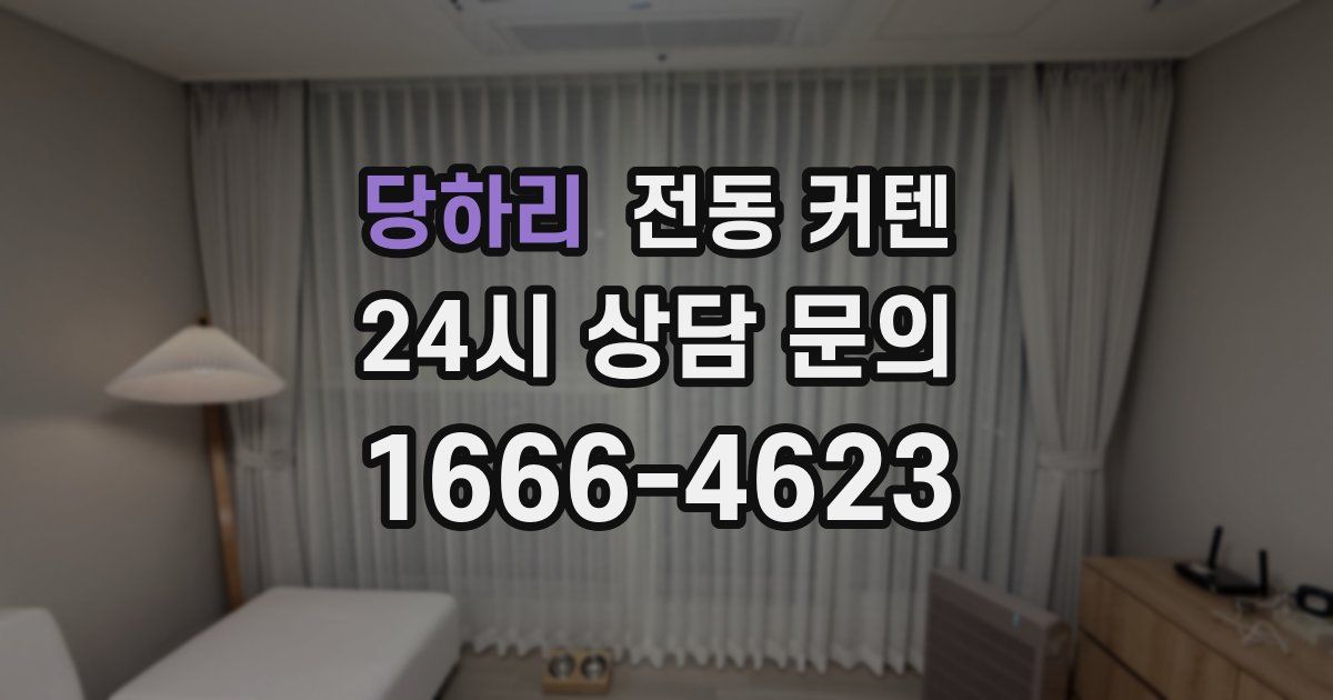 당하리 전동 커텐