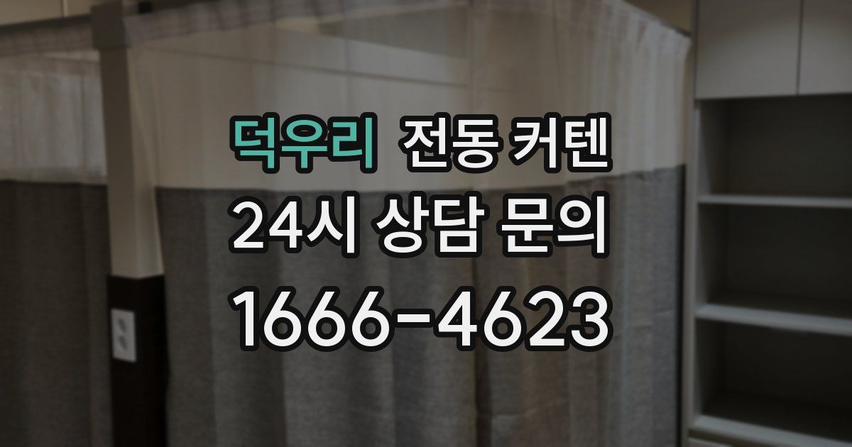 덕우리 전동 커텐