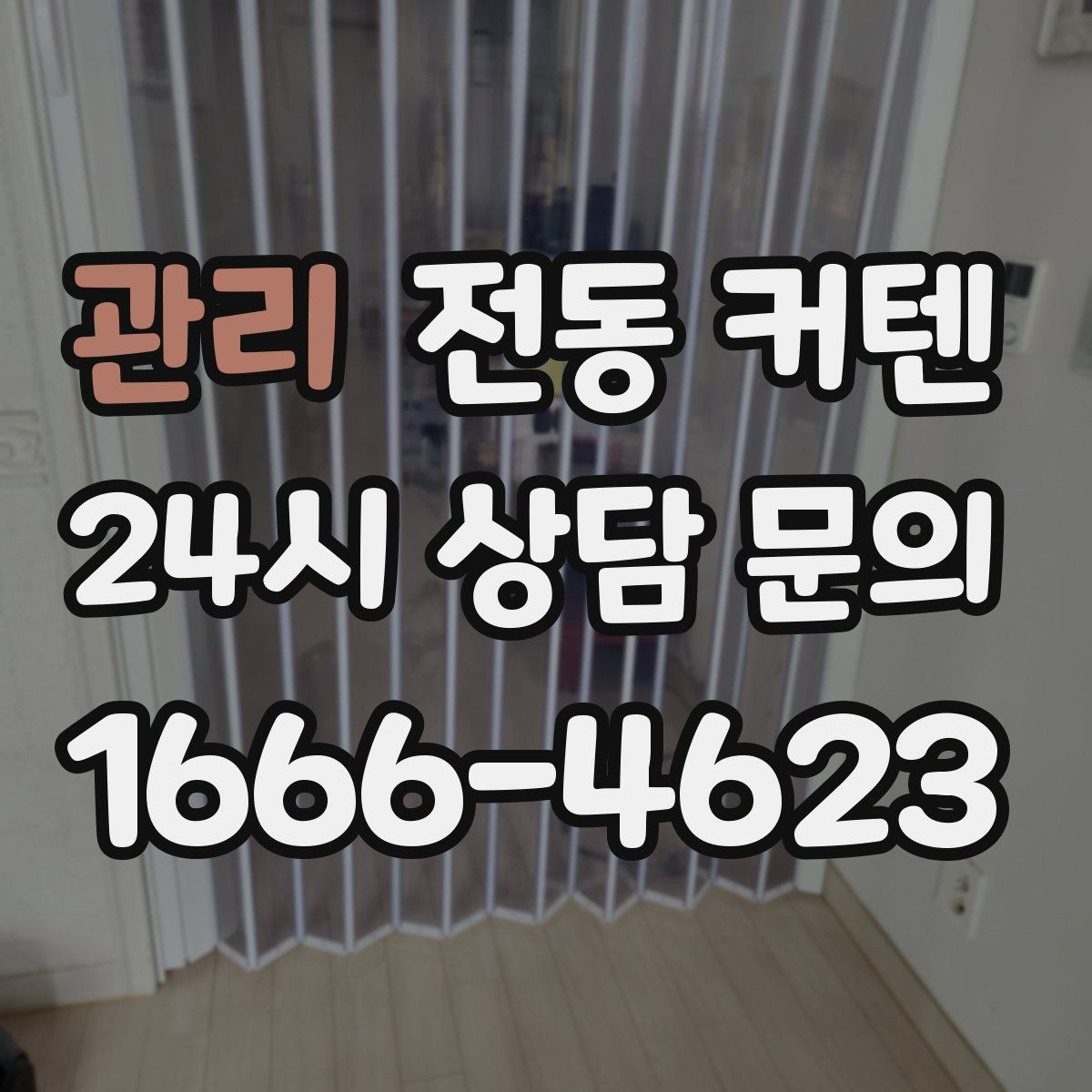 관리 전동 커텐