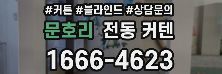 문호리 전동 커텐
