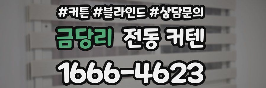 금당리 전동 커텐