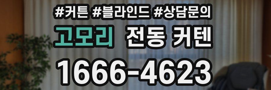 고모리 전동 커텐