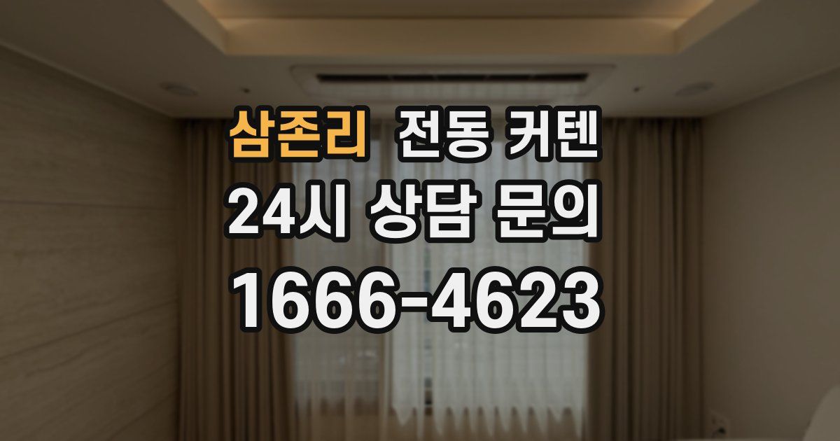 삼존리 전동 커텐