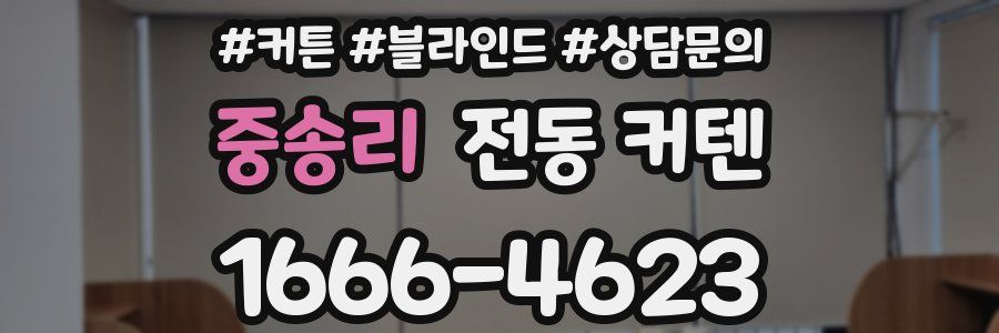중송리 전동 커텐