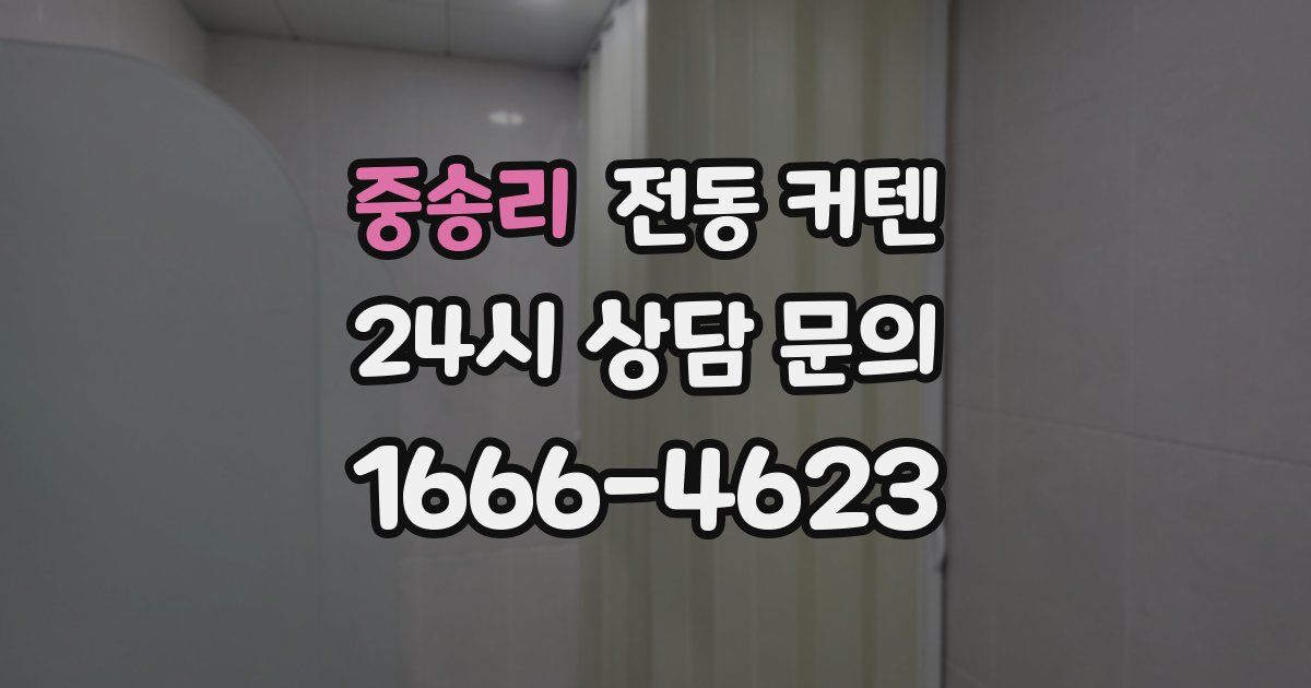 중송리 전동 커텐