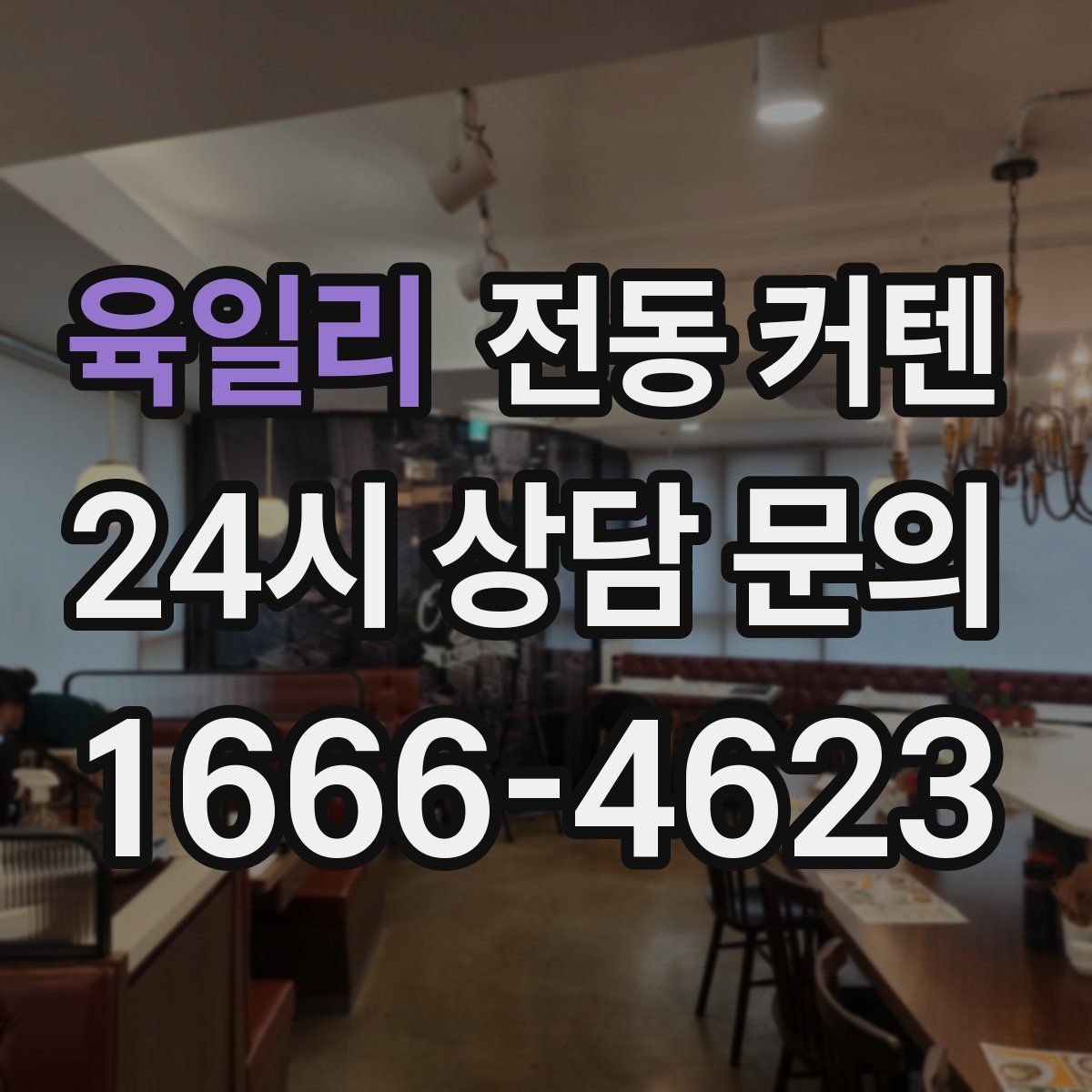 육일리 전동 커텐