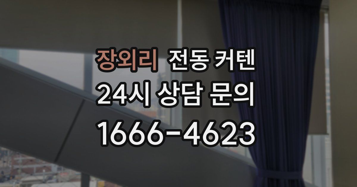 장외리 전동 커텐