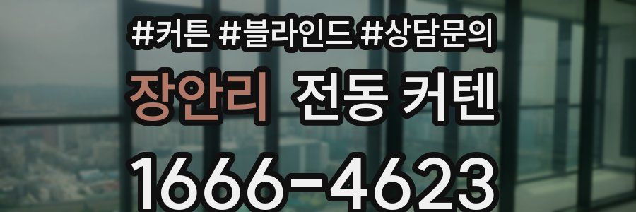 장안리 전동 커텐