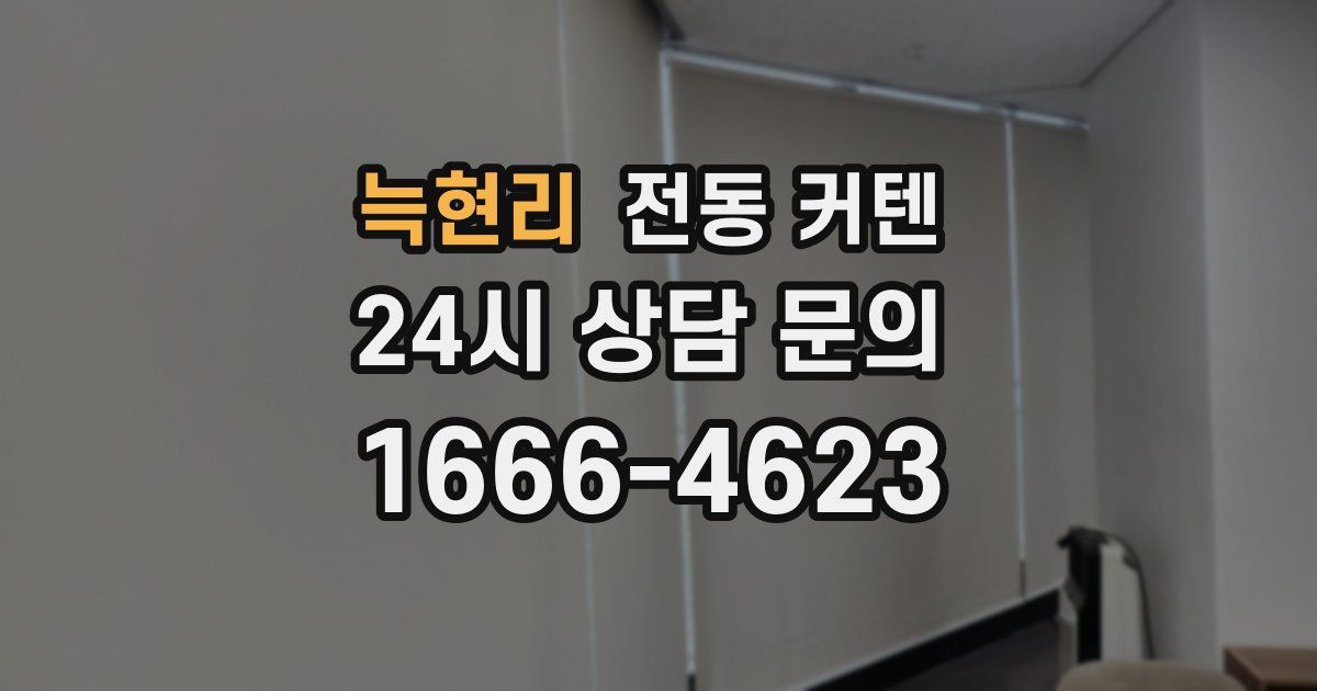 늑현리 전동 커텐