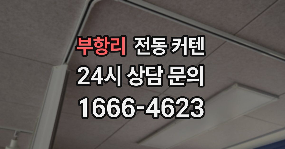 부항리 전동 커텐
