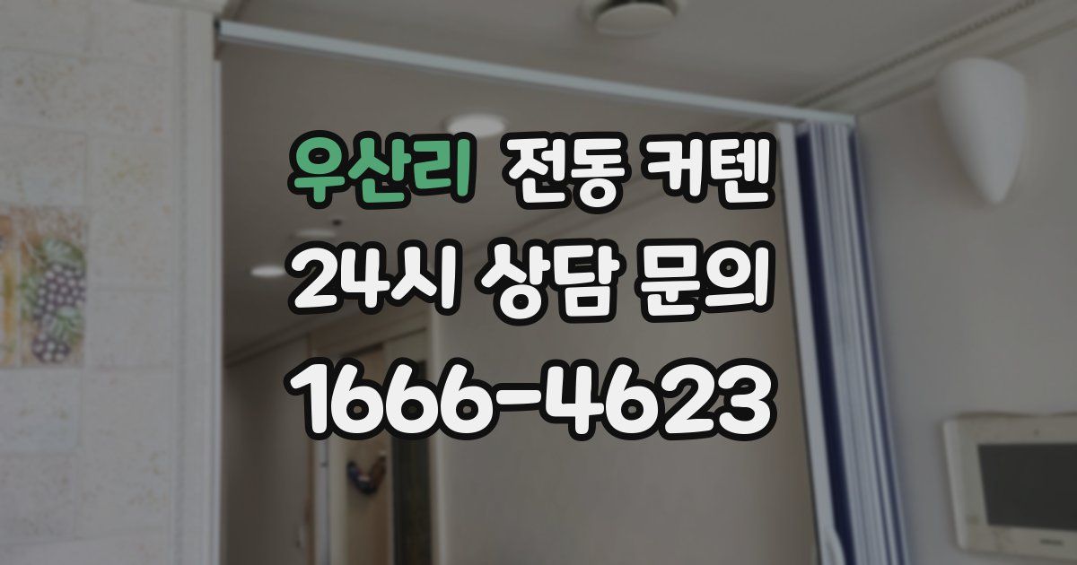 우산리 전동 커텐