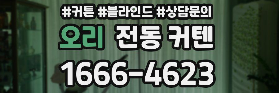 오리 전동 커텐