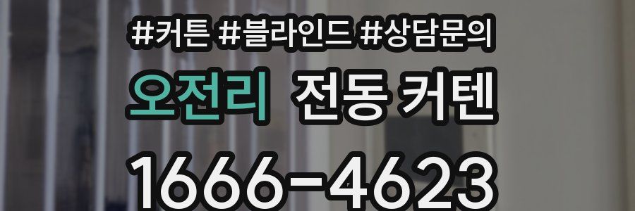 오전리 전동 커텐