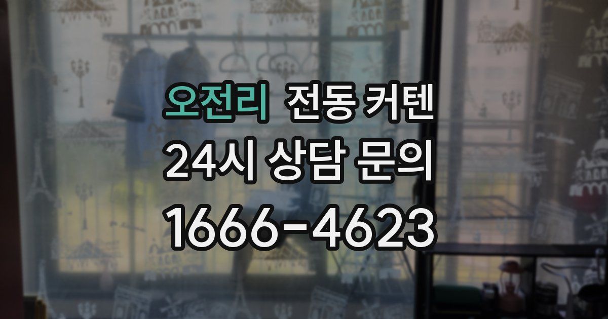 오전리 전동 커텐