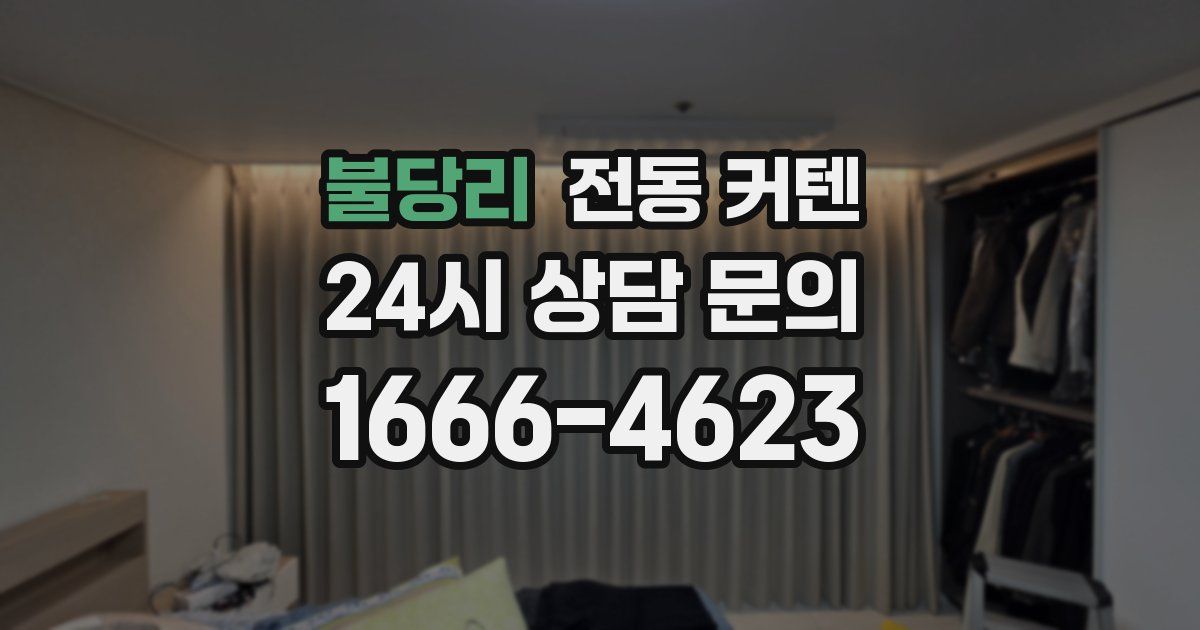 불당리 전동 커텐