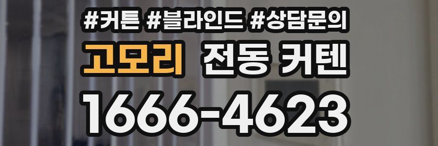 고모리 전동 커텐