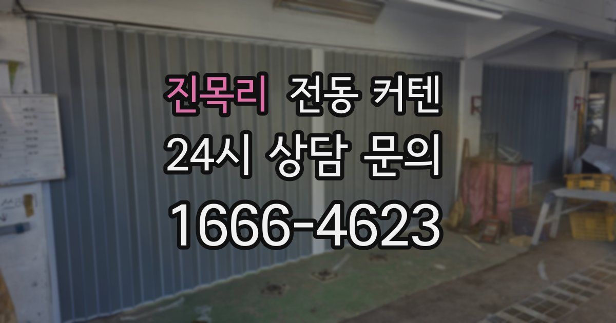 진목리 전동 커텐