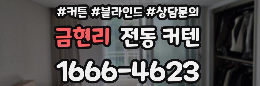금현리 전동 커텐