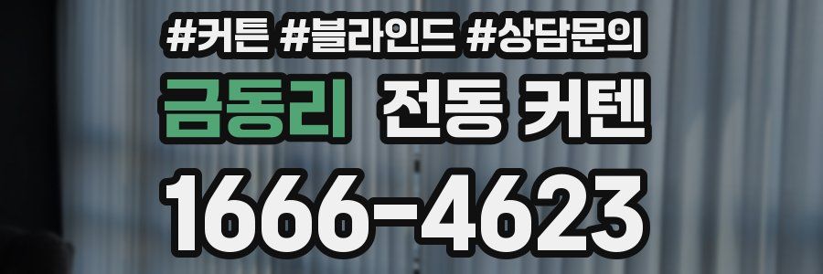 금동리 전동 커텐