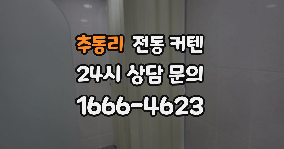 추동리 전동 커텐
