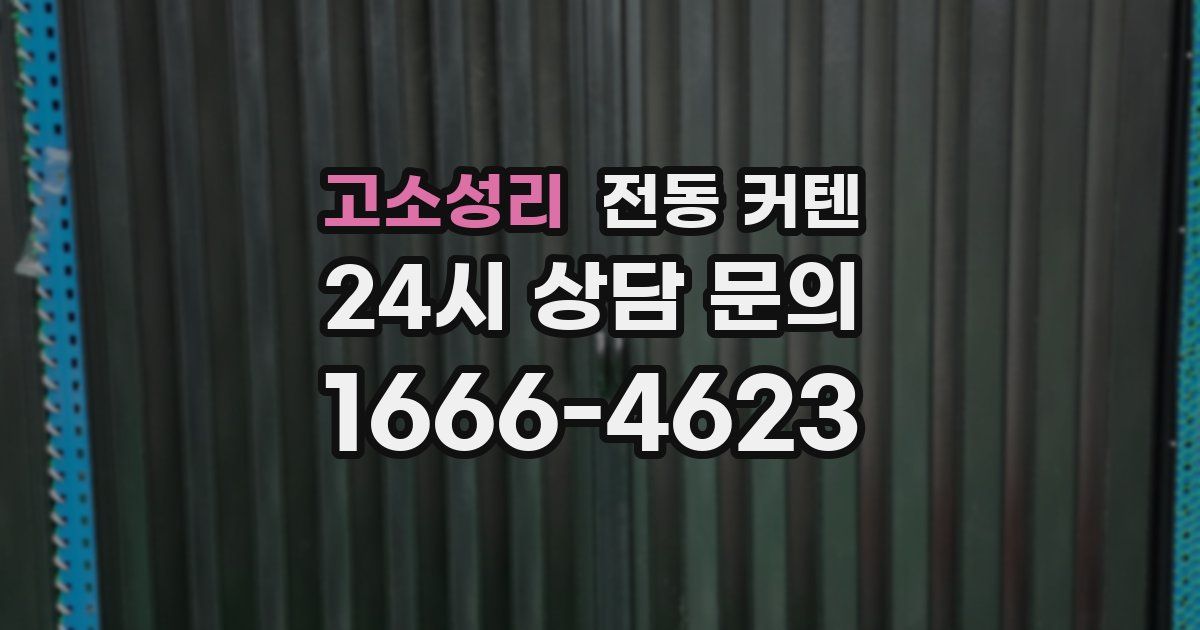 고소성리 전동 커텐