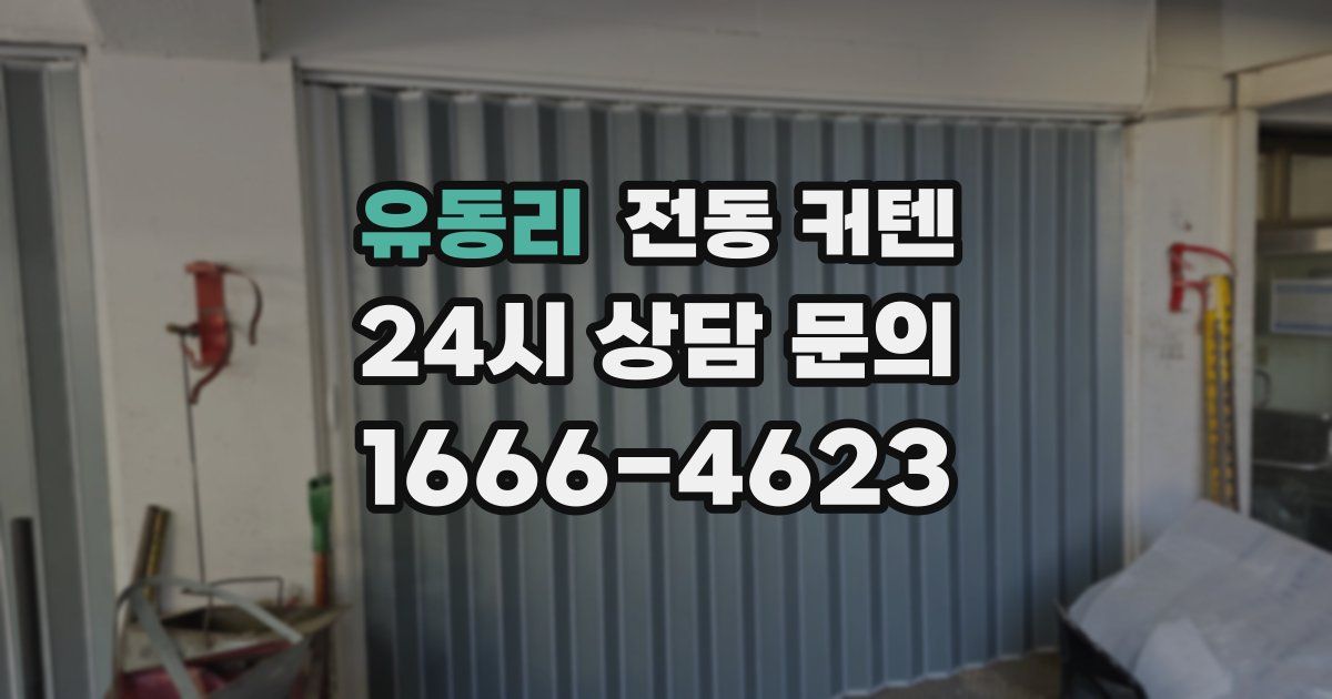유동리 전동 커텐