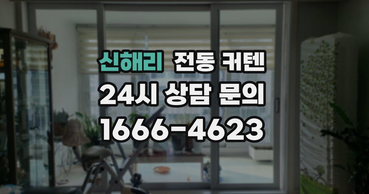 신해리 전동 커텐