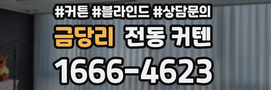 금당리 전동 커텐