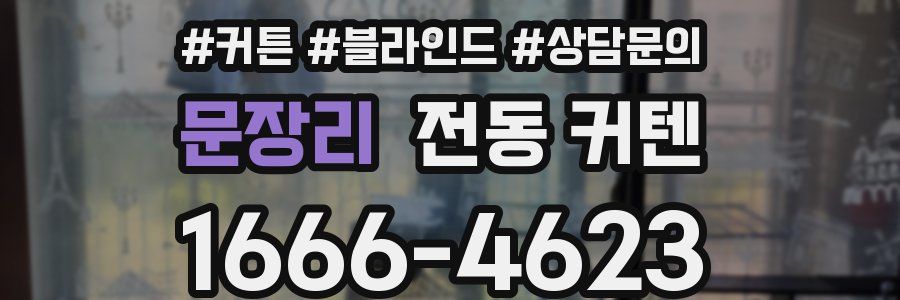 문장리 전동 커텐