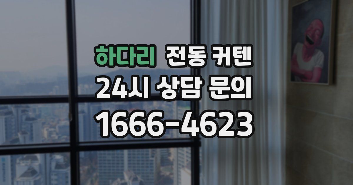 하다리 전동 커텐